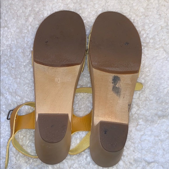 Swedish Hasbeens Kringlan Yellow Size 40 - Picture 4 of 6